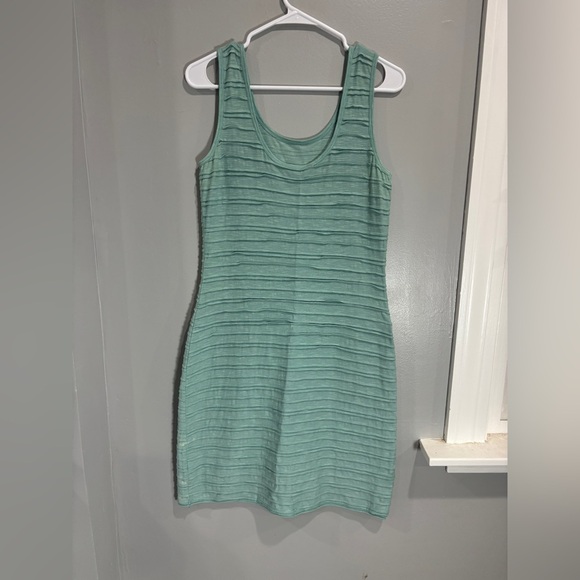 Toad & Co Samba Flow Tank Dress Ribbed Organic Cotton Blend Light Teal Blue S - Picture 5 of 8